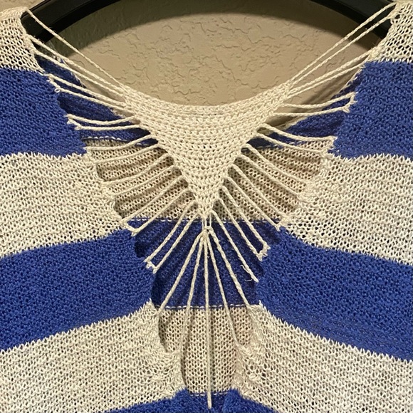 I LOVE H81 Striped Lightweight Sweater - Picture 3 of 5